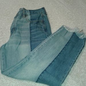 Women's blue jeans